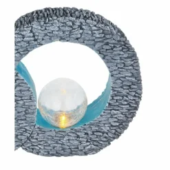 lampe solaire Globo LED Gris, 2 lumières