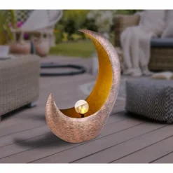 lampe solaire Globo LED Laiton, 1 lumière