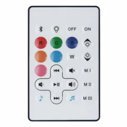 lampe solaire Globo LED Noir, 10 lumières, Télécommandes, Changeur de couleurs