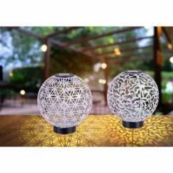 lampe solaire Globo LED Noir, 1 lumière