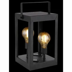 lampe solaire Globo LED Noir, 2 lumières