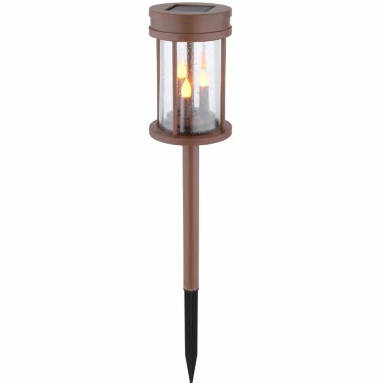 lampe solaire Globo LED Rouille, 3 lumières