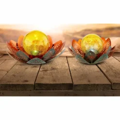 lampe solaire Globo LED Vert, 1 lumière