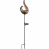 lampe solaire Globo SOMMES LED Noir, 1 lumière