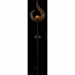 lampe solaire Globo SOMMES LED Noir, 1 lumière