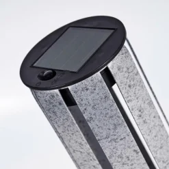 lampe solaire Hankinson LED Argenté, 1 lumière
