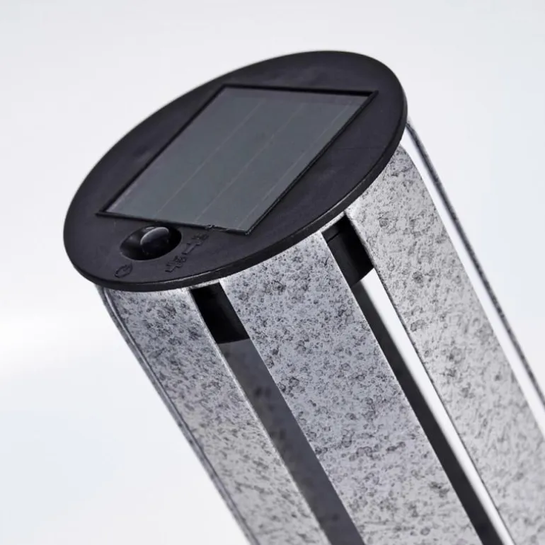 lampe solaire Hankinson LED Argenté, 1 lumière