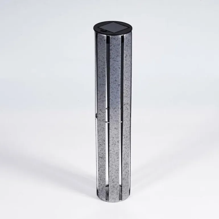 lampe solaire Hankinson LED Argenté, 1 lumière