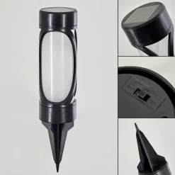 Lampe solaire Lakeland LED Anthracite, 1 lumière