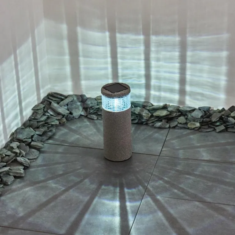 lampe solaire Mesabolo LED Gris, Noir, 1 lumière