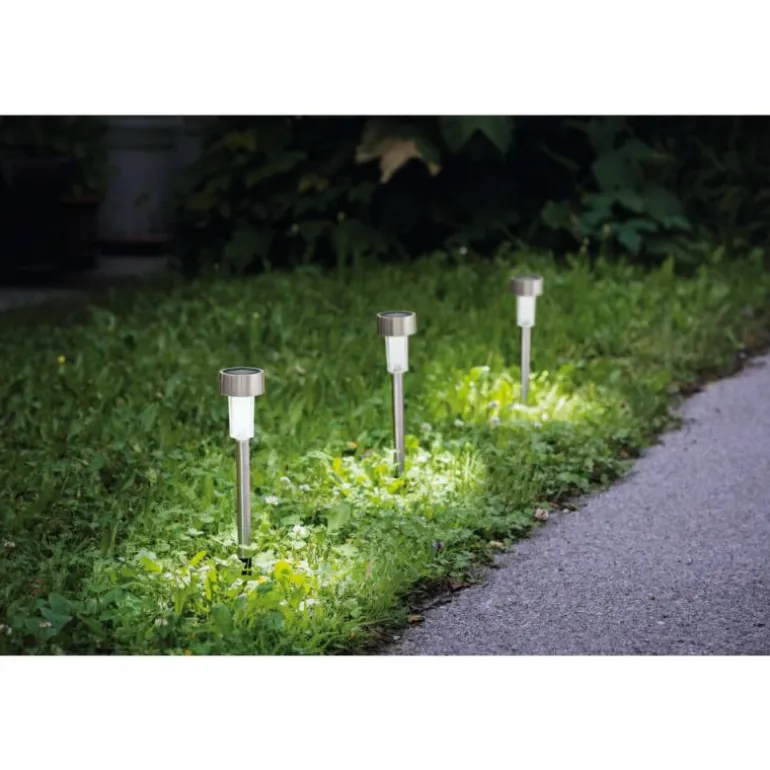 Lampe solaires Eglo SHINE LED Acier inoxydable, 1 lumière