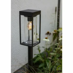 Lampe solaires Lutec Flair LED Noir, 1 lumière