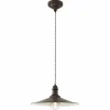 Luminaires Eglo Suspensions|Lampe suspendue Eglo STOCKBURY Beige, Brun foncé, 1 lumière