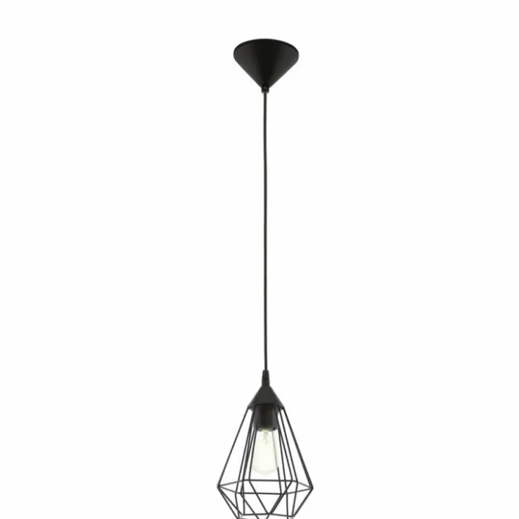 Luminaires Eglo Suspensions|Lampe suspendue Eglo TARBES Noir, 1 lumière