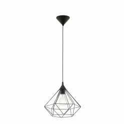 Luminaires Eglo Suspensions|Lampe suspendue Eglo TARBES Noir, 1 lumière