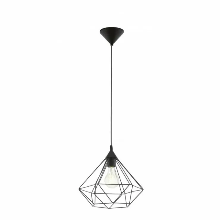 Luminaires Eglo Suspensions|Lampe suspendue Eglo TARBES Noir, 1 lumière