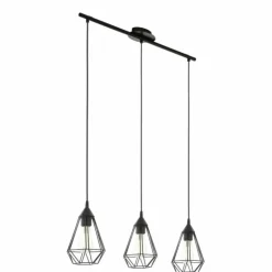 Luminaires Eglo Suspensions|Lampe suspendue Eglo TARBES Noir, 3 lumières