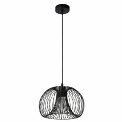 Luminaires Lucide Suspensions|Lampe suspendue Lucide VINTI Noir, 1 lumière