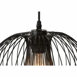 Luminaires Lucide Suspensions|Lampe suspendue Lucide VINTI Noir, 1 lumière
