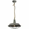 Luminaires Brilliant Suspensions|Lampe suspension Brilliant ROPE Gris, 1 lumière
