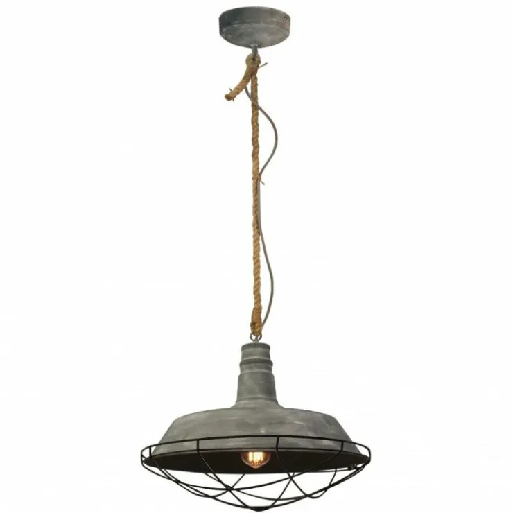 Luminaires Brilliant Suspensions|Lampe suspension Brilliant ROPE Gris, 1 lumière