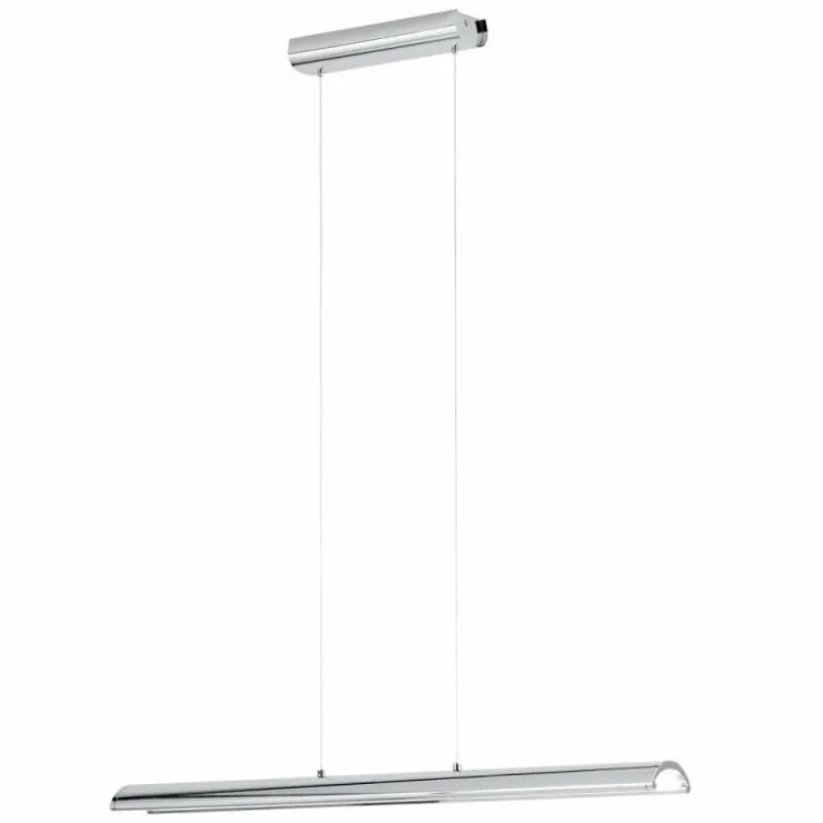 Luminaires Eglo Éclairage Led|Lampe suspension Eglo CARLAZZO LED Chrome, 1 lumière