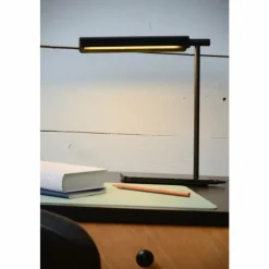 Luminaires Lucide Lampes À Poser|Lampes de table Lucide LEVI LED Noir, 1 lumière