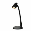 Luminaires Lucide Éclairage Led|Lampes de table Lucide LUDO LED Noir, 1 lumière