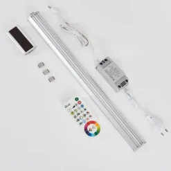 lampes pour bandeaux Raivo LED Noir, Argenté, 1 lumière, Télécommandes, Changeur de couleurs