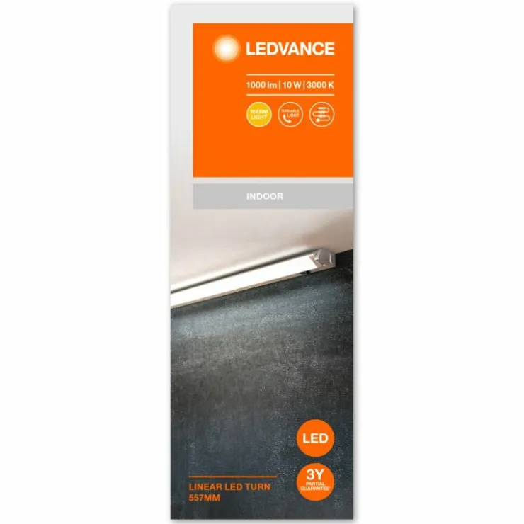 Luminaires Ledvance Éclairage Led|lampes pour bandeaux LEDVANCE LINEAR Argenté, 1 lumière