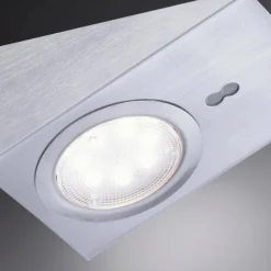 Luminaires Leuchten Direkt Éclairage Led|lampes pour bandeaux Leuchten Direkt THEO LED Acier inoxydable, 3 lumières