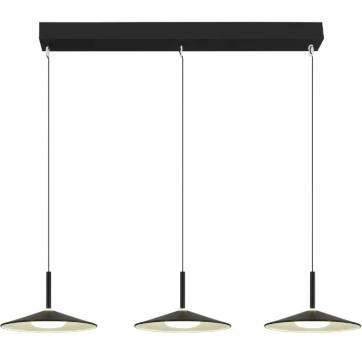 Luminaires Globo Lighting Éclairage Led|Lampone Suspension LED Noir, 1 lumière