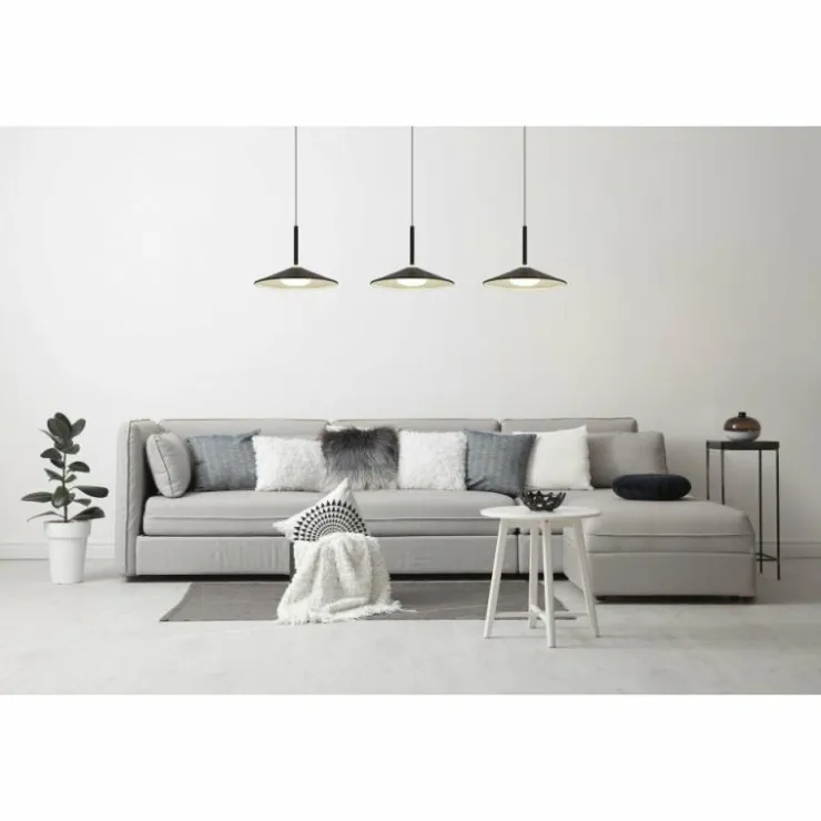 Luminaires Globo Lighting Éclairage Led|Lampone Suspension LED Noir, 1 lumière