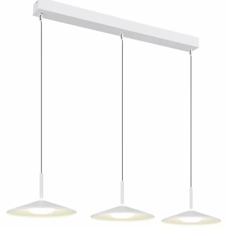 Luminaires Globo Lighting Suspensions|Lampone Suspension LED Blanc, 1 lumière