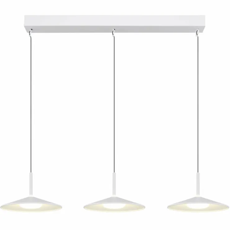 Luminaires Globo Lighting Suspensions|Lampone Suspension LED Blanc, 1 lumière