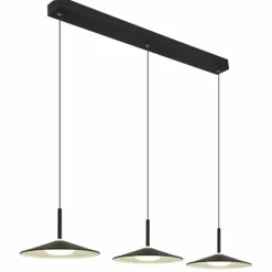 Luminaires Globo Lighting Éclairage Led|Lampone Suspension LED Noir, 1 lumière