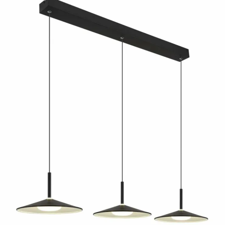 Luminaires Globo Lighting Éclairage Led|Lampone Suspension LED Noir, 1 lumière