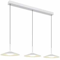 Luminaires Globo Lighting Éclairage Led|Lampone Suspension LED Blanc, 1 lumière