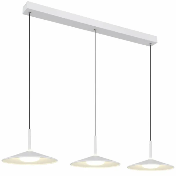 Luminaires Globo Lighting Éclairage Led|Lampone Suspension LED Blanc, 1 lumière