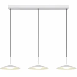 Luminaires Globo Lighting Éclairage Led|Lampone Suspension LED Blanc, 1 lumière