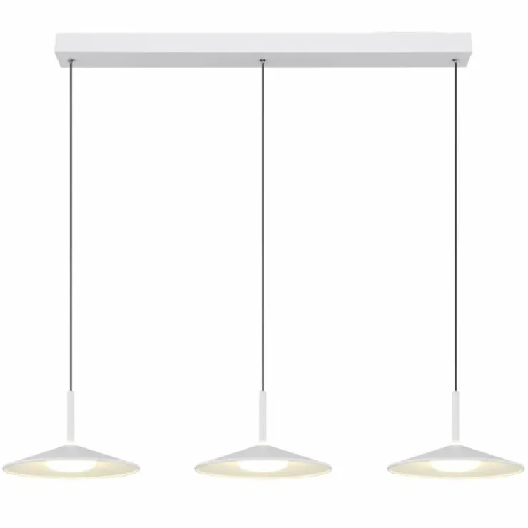 Luminaires Globo Lighting Éclairage Led|Lampone Suspension LED Blanc, 1 lumière