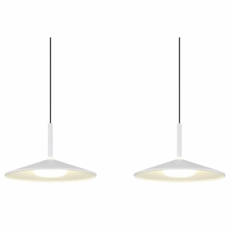 Luminaires Globo Lighting Éclairage Led|Lampone Suspension LED Blanc, 1 lumière
