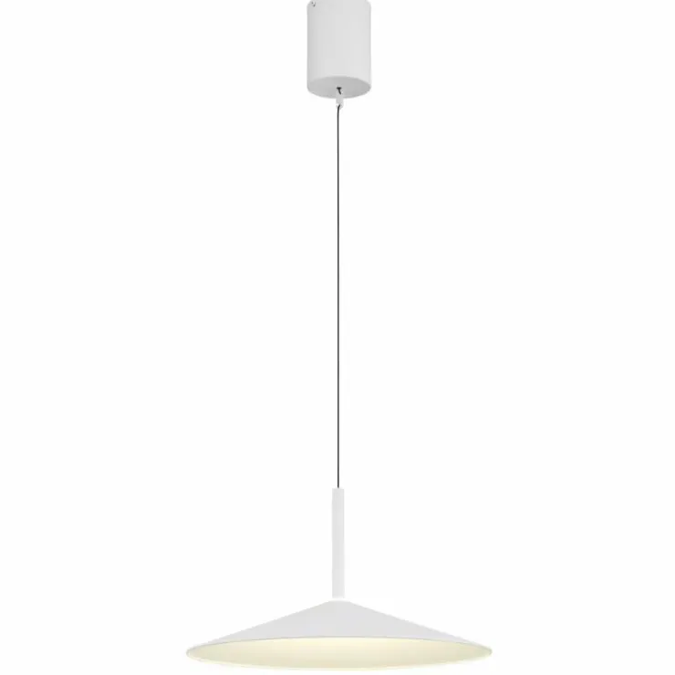 Luminaires Globo Lighting Éclairage Led|Lampone Suspension LED Blanc, 1 lumière