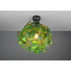Luminaires Reality Plafonniers|Leavy Plafonnier Noir, 1 lumière