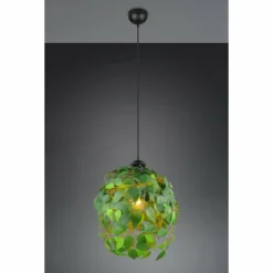 Luminaires Reality Suspensions|Leavy Suspension Noir, 1 lumière