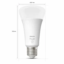 LED E27 15,5 Watt 2200 - 6500 Kelvin 1100 Lumen Philips Hue White