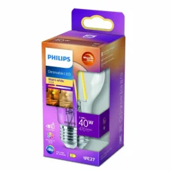LED E27 3,5 Watt 2200-2700 Kelvin 475 Lumen Philips