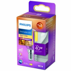 LED E14 3,4 Watt 2200-2700 Kelvin 475 Lumen Philips