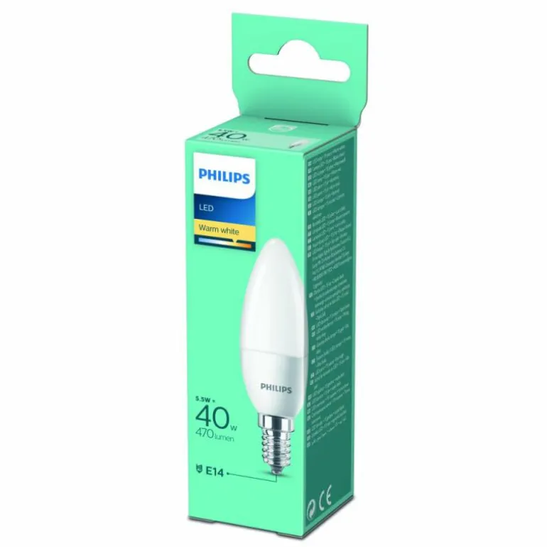 LED E14 5 Watt 2700 Kelvin 470 Lumen Philips