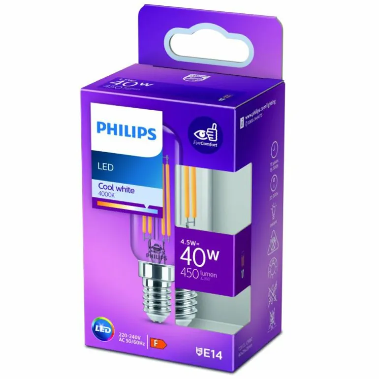 LED E14 4,5 Watt 4000 Kelvin 470 Lumen Philips